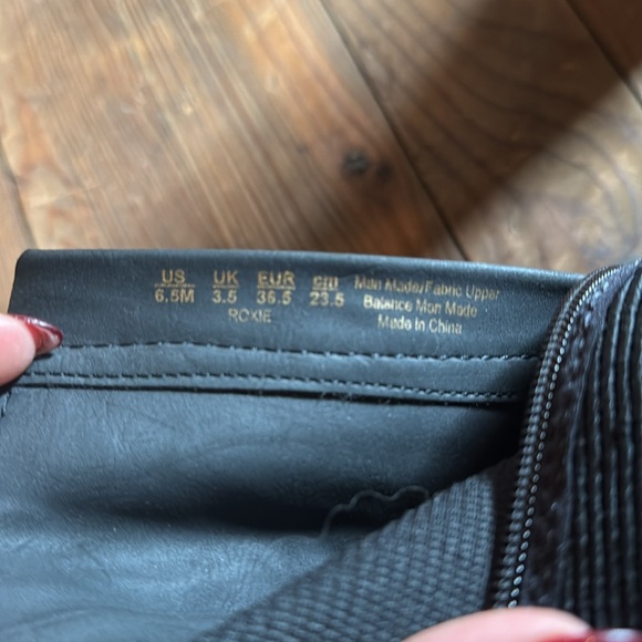 Zodiac | Roxie black platform block heel boots size 6.5 - Picture 9 of 9